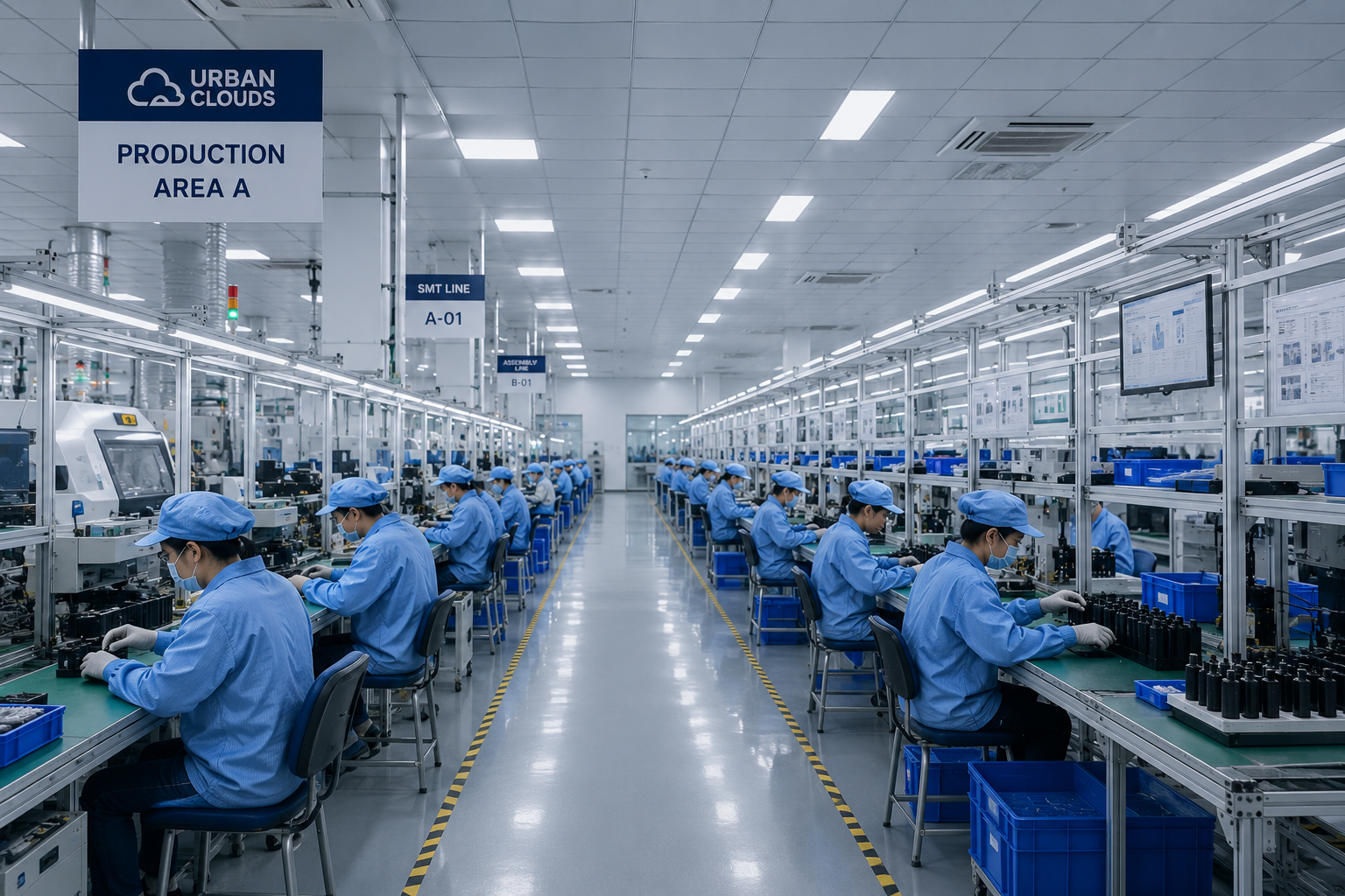 Urban Clouds Production Floor · Shenzhen, China